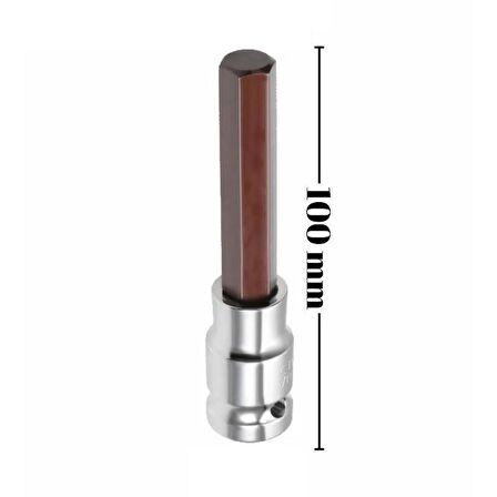 NT Tools 8 mm. 1/2" Uzun Lokmalı Allen Uç NCAL12U08S