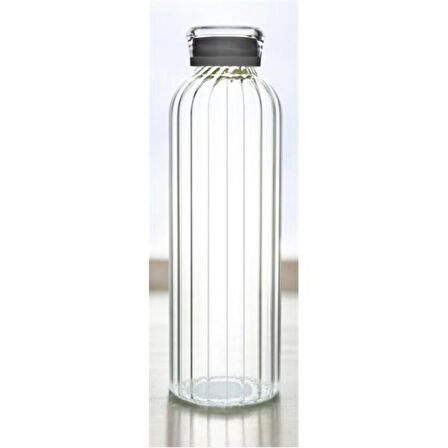 My Bottle Çizgili Tasarım Cam Matara 750 ml