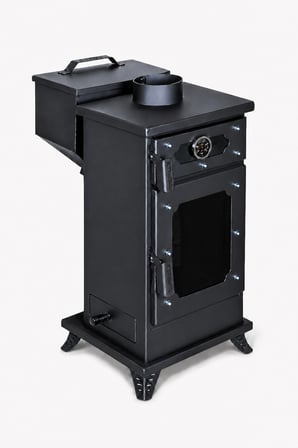 Pelet Sobası M002 Mini Fırınlı Pelet Sobası 