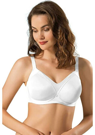 LE JARDİN 9150-B TOPARLAYICI TELSİZ SOFT CUP SÜTYEN  BEYAZ