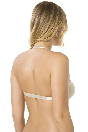 Kadın Siyah Balenli Micro Sırtı Şeffaf Destekli Sütyen 7042