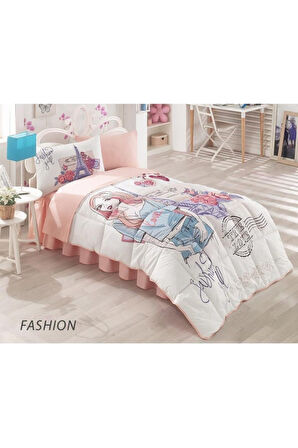 Kristal Ranforce Tek Kişilik Uyku Seti Genç Kız Odası Girl Fashion Ece