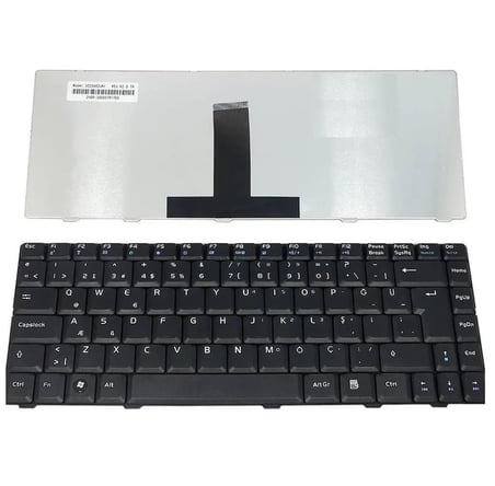 Asus F80, F80C, F80Cr, F80L, F80Q, F80S, F83 Notebook Klavyesi - Siyah TR V020462UK1