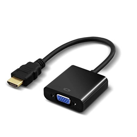 HDMI To VGA Dişi Çevirici Adaptör Görüntü Aktarma Çevirici