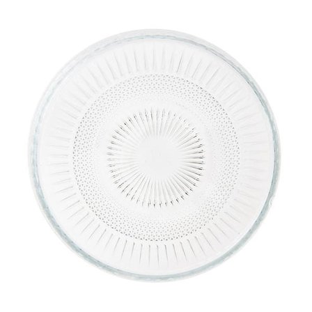 İpek Elena Cam Tabak - Şeffaf - 19 cm