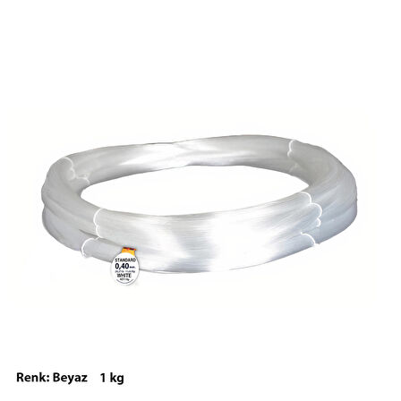 Mercan Standart Şeffaf 1 Kg Çile Misina