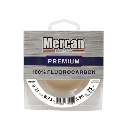 Mercan Fluorocarbon Premium 25 m Makara Misina