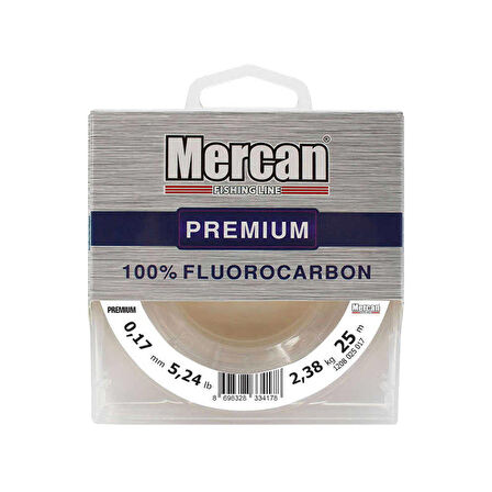 Mercan Fluorocarbon Premium 25 m Makara Misina