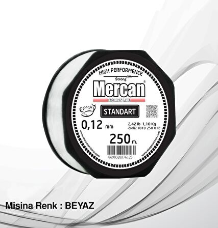 Mercan Standart Beyaz Makara Misina 250 m-150 m