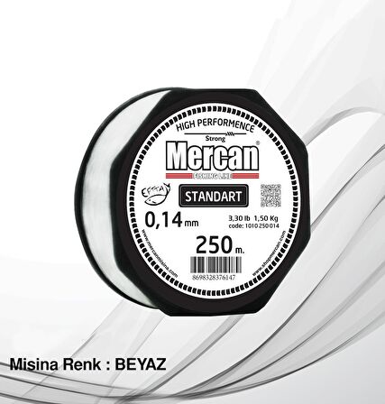 Mercan Standart Beyaz Makara Misina 250 m-150 m