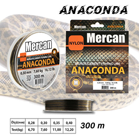 Mercan Kahverengi 300 m Anaconda Makara Misina