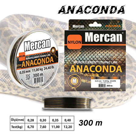 Mercan Kahverengi 300 m Anaconda Makara Misina
