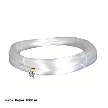 Mercan Classic Beyaz 1000 m Çile Misina