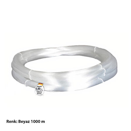 Mercan Classic Beyaz 1000 m Çile Misina