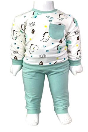 Roar Baskılı İkili Bebek Takımı