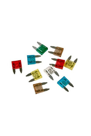 Mix Mini Bıçak Sigorta 5-7,5-10-15-20-25-30amper Karışık 100 Adet