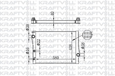 Bmw Motor Su Radyatoru Bmw F15 F16 E70 E71 E72 - Kraftvoll 08040090