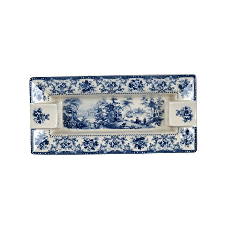 Lucky Art Florantine Kül Tablasi Mavi