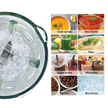 Berghoff Gem Retro Blender Mint Yeşil