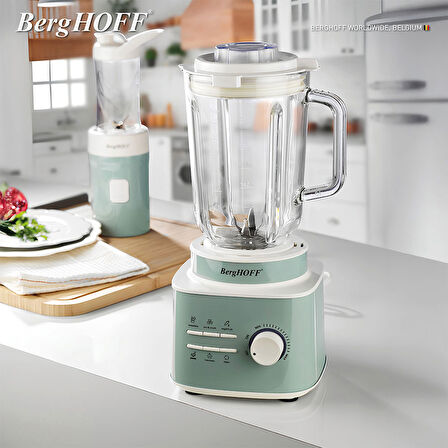 Berghoff Gem Retro Blender Mint Yeşil