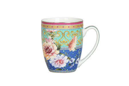 Lucky Art Camellia New Bone China Porselen Ayaklı Kupa 400 ml LYBA 054