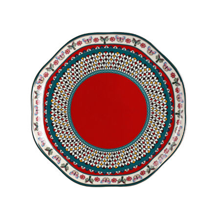 Lucky Art Liora Bone 19Cm 6Li Tabak Seti