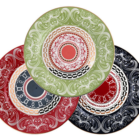 Lucky Art Lancelot Bone 27Cm 6Li Tabak Seti