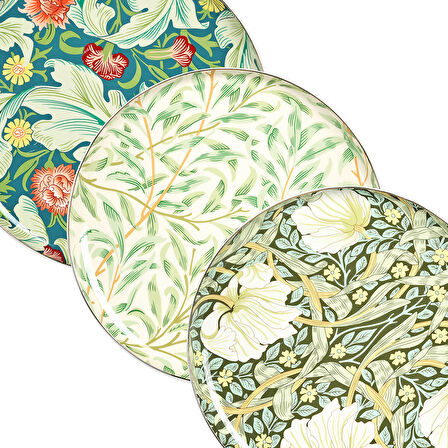 Lucky Art Sylva Bone 27Cm 6Li Tabak Seti