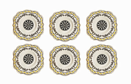 Lucky Art Margery 6Li Çay Tabaği Seti