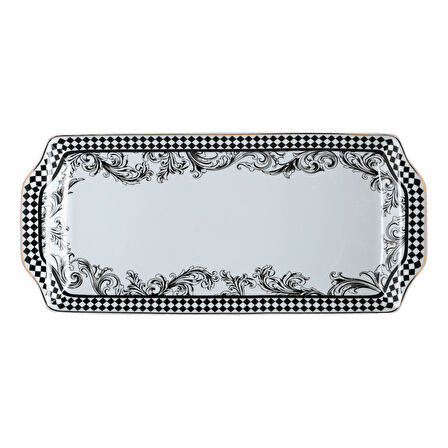 Lucky Art Margery Bone Desenli Baton Tabak 36Cm