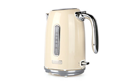 BergHOFF GEM RETRO 1.7 Litre Vanilya Krem Rengi Yeni Su Isıtıcısı