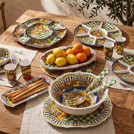 Sanora Melamin 7 Parça Meze Seti