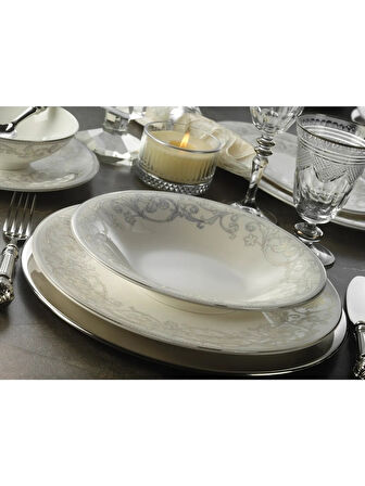 Lucky Art Royal Canterbury Embassy Yemek Takımı 60 Parça
