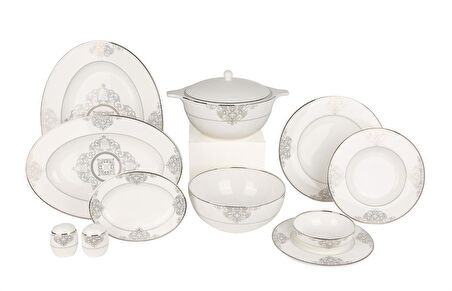 Royal Canterbury Lawrance Metallic 72 Parça Yemek Takımı