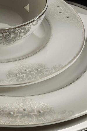 Royal Canterbury Lawrance Metallic 72 Parça Yemek Takımı
