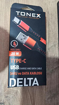 TONEX DELTA 3.4 A 20W HIZLI TYPE-C KABLO