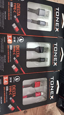 TONEX DELTA 3.4 A 20W HIZLI TYPE-C KABLO