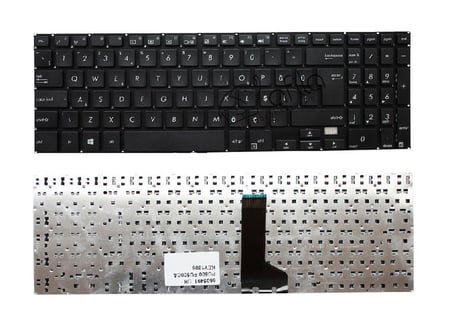 Asus PU500, PU500L, PU551LA, PU551JA, PU551LD, Pro551L Notebook Klavyesi, Laptop Tuş Takımı (Siyah TR)
