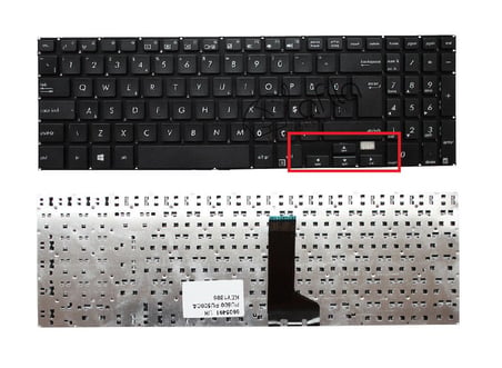 Asus PU500, PU500L, PU551LA, PU551JA, PU551LD, Pro551L Notebook Klavyesi, Laptop Tuş Takımı (Siyah TR)