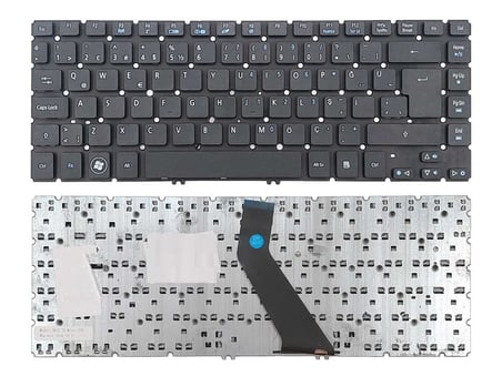 Acer V5-471 - V5-431 - M5-481 Notebook Klavyesi, Laptop Tuş Takımı (Siyah TR)