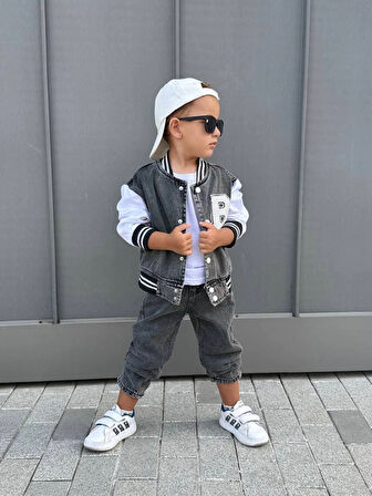 Erkek Jean Üçlü Takım