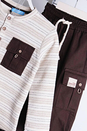 La'ciel Paraşüt Pantolonlu Takım