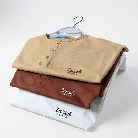 La'ciel Paris Uzun Kollu T-Shirt Unisex