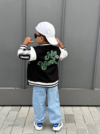 Newyork Nakışlı Kolej Mont 2'li Kotlu Takım