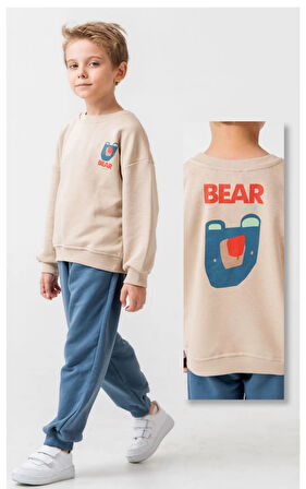 Bear Detaylı Eşofman Takım