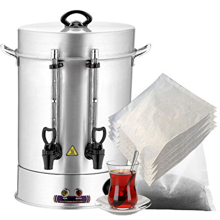 Çay Bitki Çayı Demleme Filtresi Boş Demlik Poşeti Galoşu Bonesi 19x20 cm 1000 Adet Ev Otel Cafe Horeca