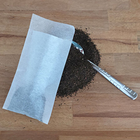 Çay Bitki Çayı Demleme Filtresi Boş Demlik Poşeti Galoşu Bonesi 9.5x17 cm 1000 Adet Ev Otel Cafe Horeca