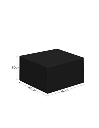 Gardener Masa Takımı Koruma Örtüsü GRDC304 / Kılıfı PE (160 cm x 160 cm x 90 cm)