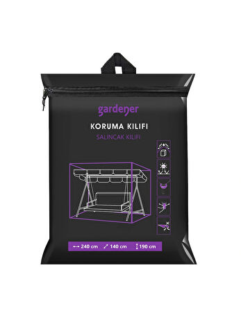Gardener GRDC308 Salıncak Koruma Örtüsü Büyük PE (240 cm x 140 cm x 190 cm)