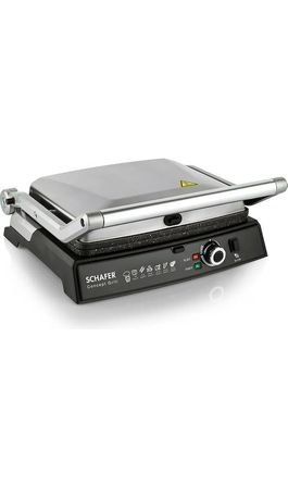 Schafer 2000 Watt Güçlü Tost Makinesi 6 Dilim Kapasiteli Çift Taraflı Izgara Yapabilen Ev Tipi 
